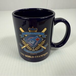 Toronto Blue Jays 1993 World Champions MLB Baseball Coffee Mug Navy Blue Hunter